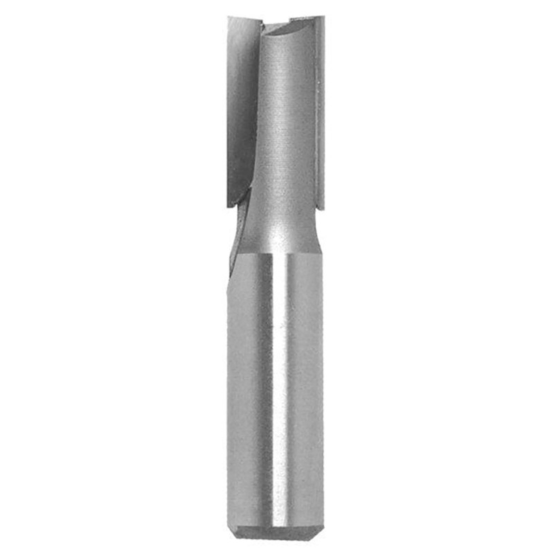 Double Flute Straight Cut Router Bit - 1/2" SH - Diameter:31/64" - Cutting Length:1" - Overall Length:2-5/8"